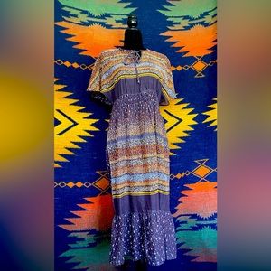 VTG early 70’s Cover up Prairie Style Dress!